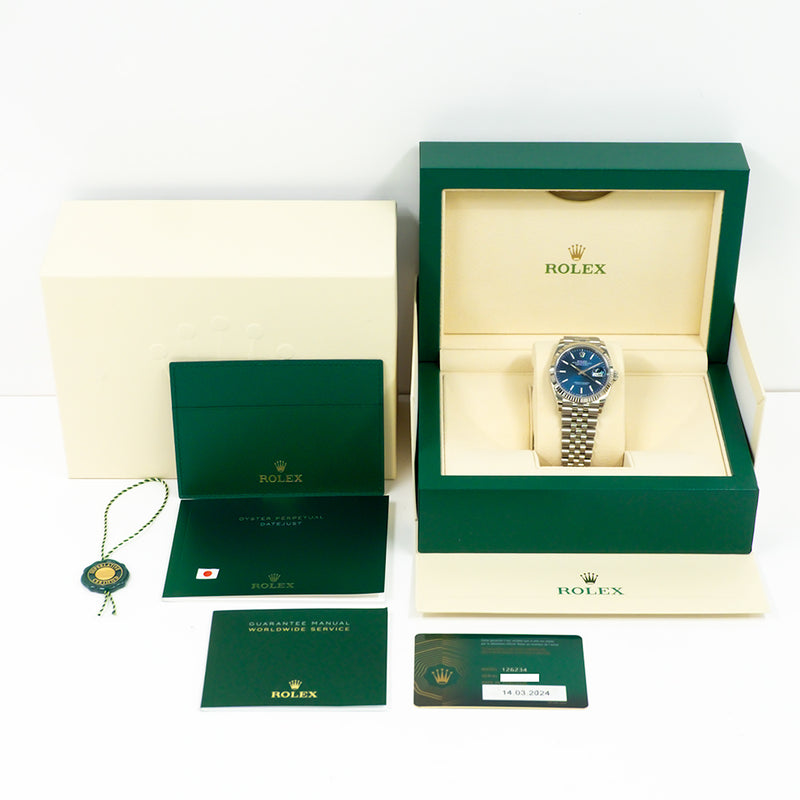 Rolex Datejust 126234 Blue Dial Mar 2024