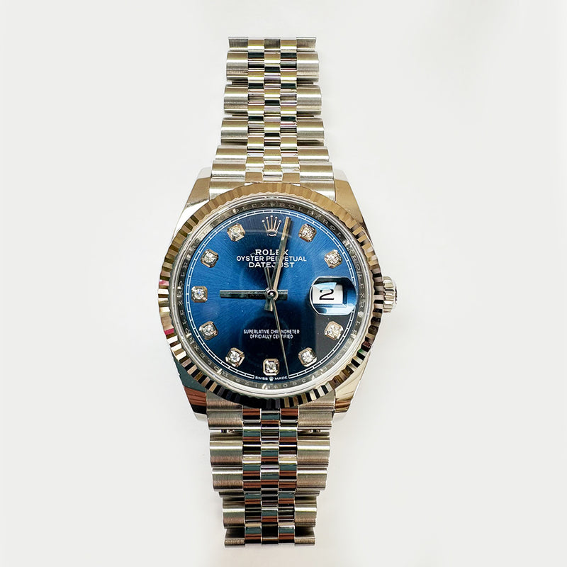 Rolex Datejust 126234 Blue Diamond Dial Feb 2025