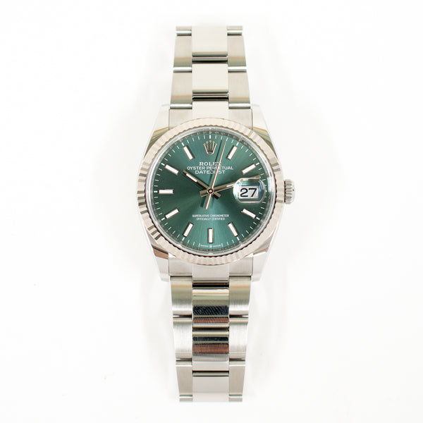 Rolex Datejust 126234 Mint Green Dial Jun 2025