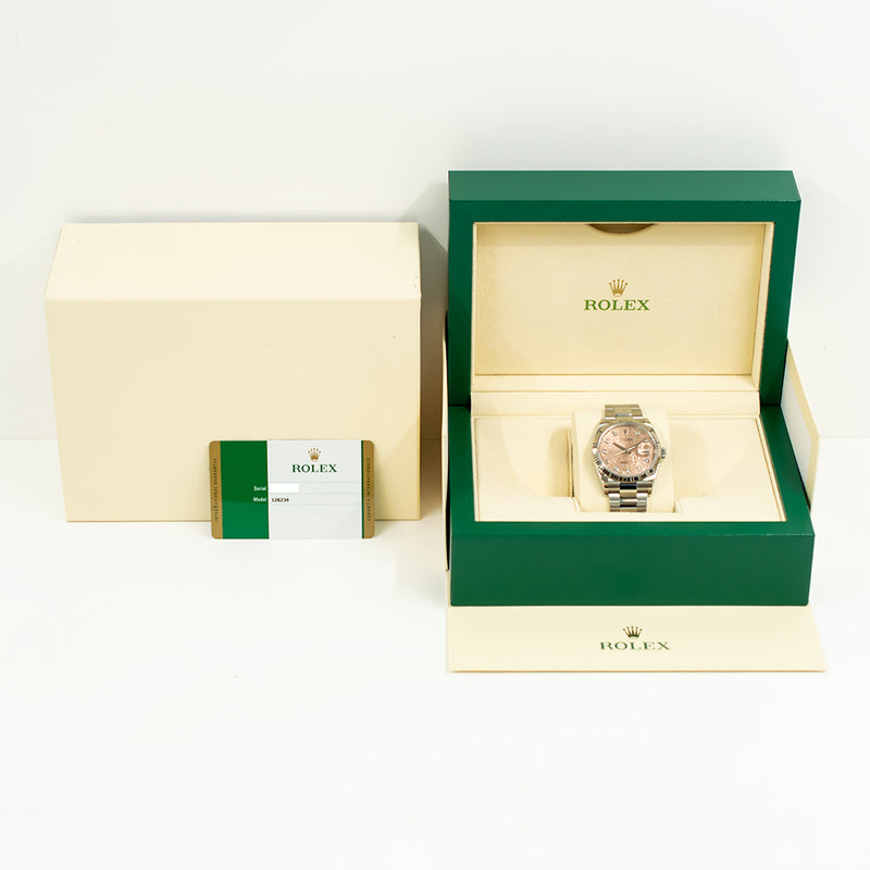 Rolex Datejust 126234 Pink Jubilee Diamond Dial Jul 2020