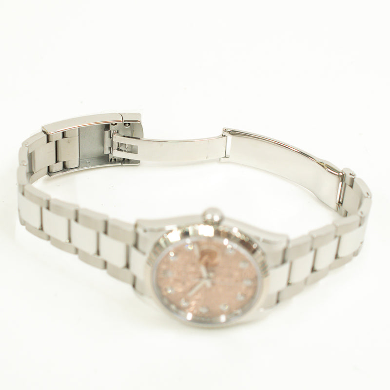 Rolex Datejust 126234 Pink Jubilee Diamond Dial Jul 2020