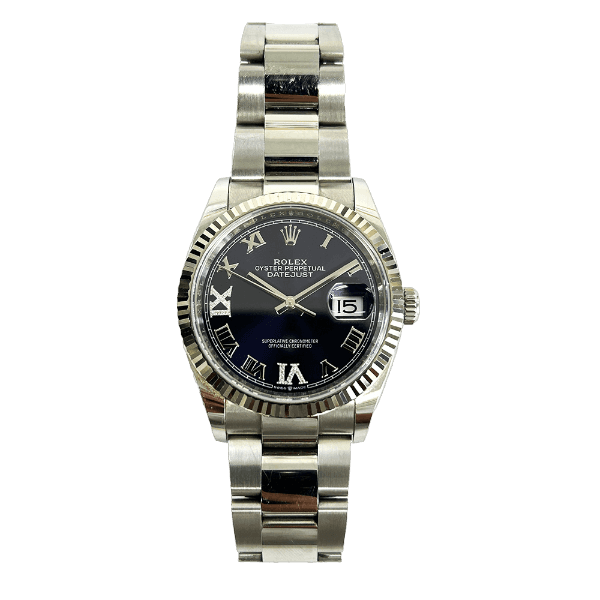 Rolex Datejust 126234 Purple IV&IX Diamond Dial Mar 2021