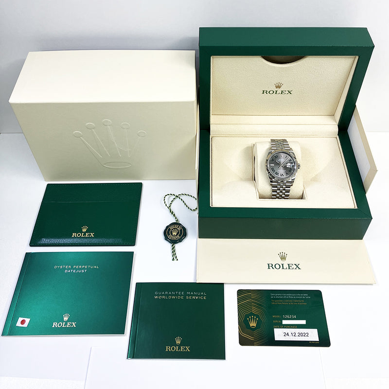 Rolex Datejust 126234 Wimbledon Dial Dec 2022