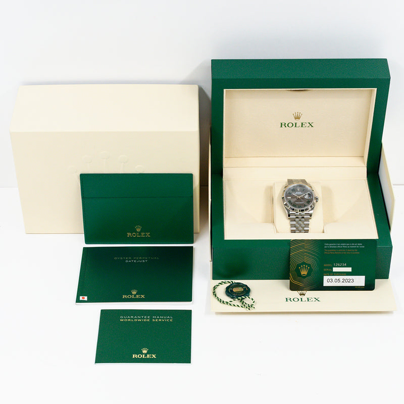 Rolex Datejust 126234 Wimbledon Dial May 2023