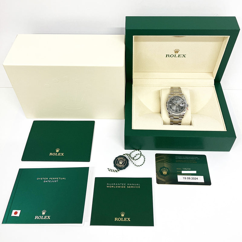 Rolex Datejust 126234 Wimbledon Dial Sep 2024