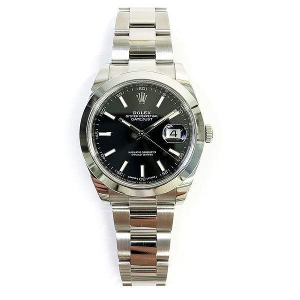 Rolex Datejust 126300 Black Dial May 2018