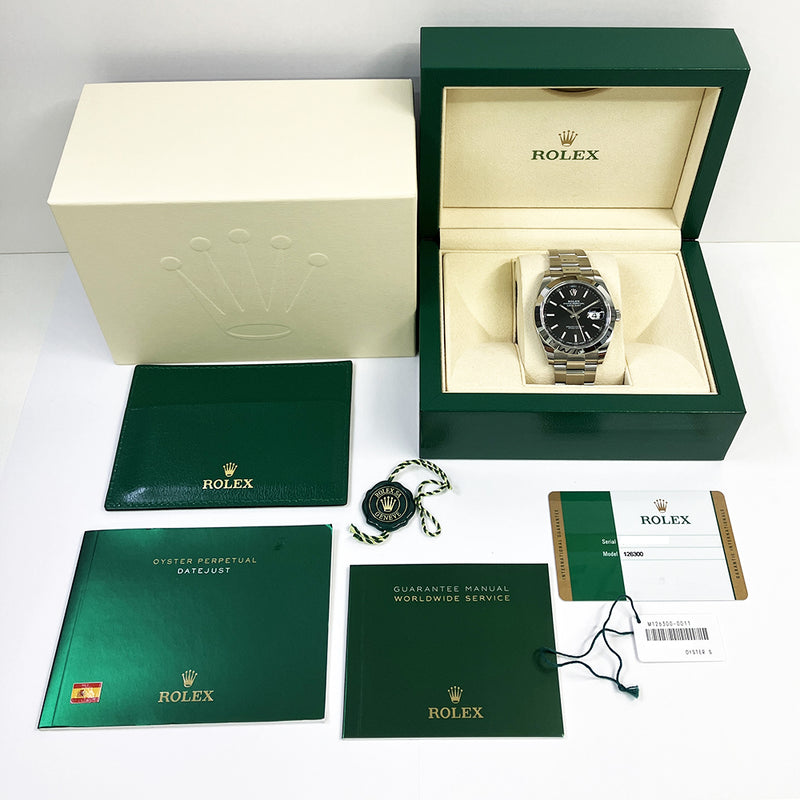 Rolex Datejust 126300 Black Dial May 2018
