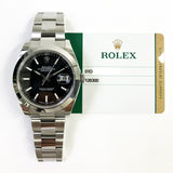 Rolex Datejust 126300 Black Dial May 2018