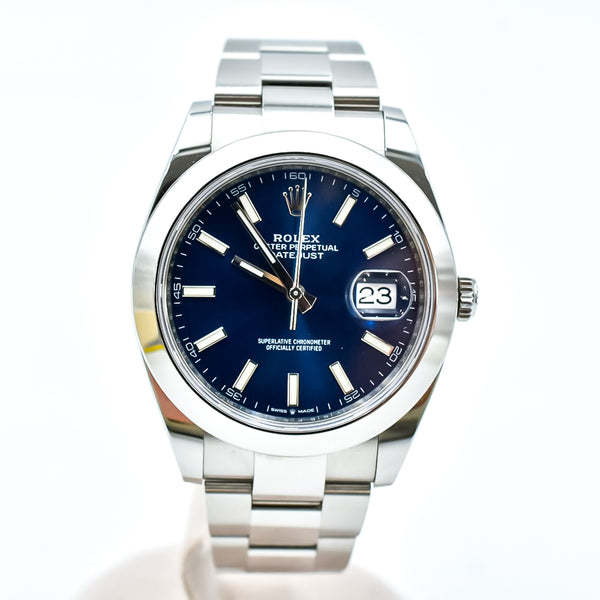 Rolex Datejust 126300 Blue Dial Jul 2023
