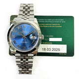 Rolex Datejust 126300 Blue Dial Mar 2025