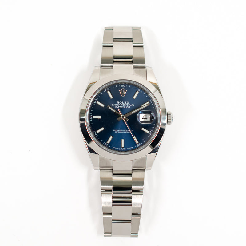 Rolex Datejust 126300 Blue Dial May 2019