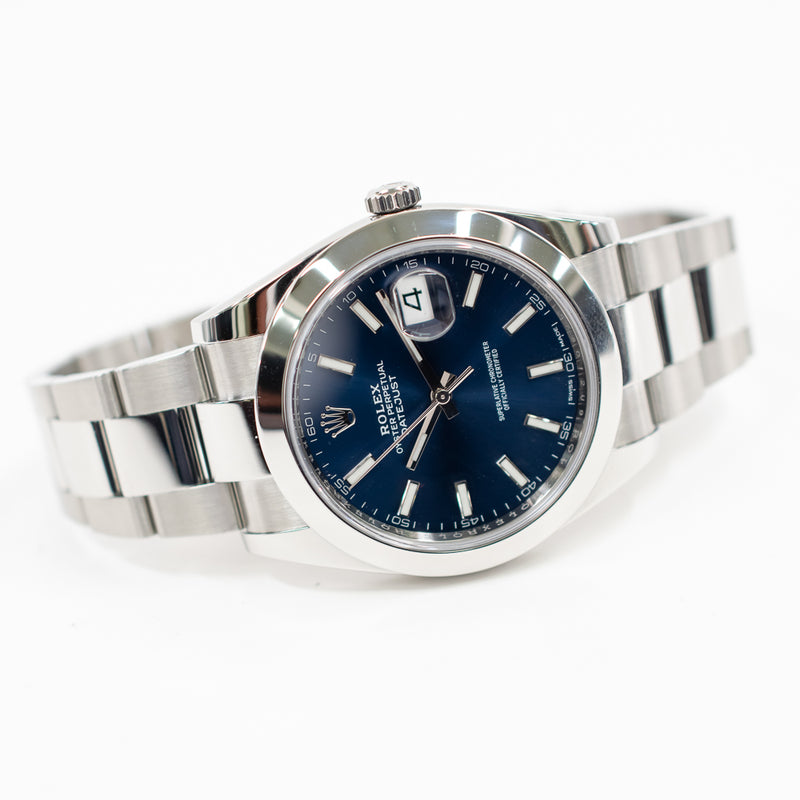 Rolex Datejust 126300 Blue Dial May 2019