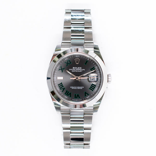 Rolex Datejust 126300 Wimbledon Dial Mar 2019