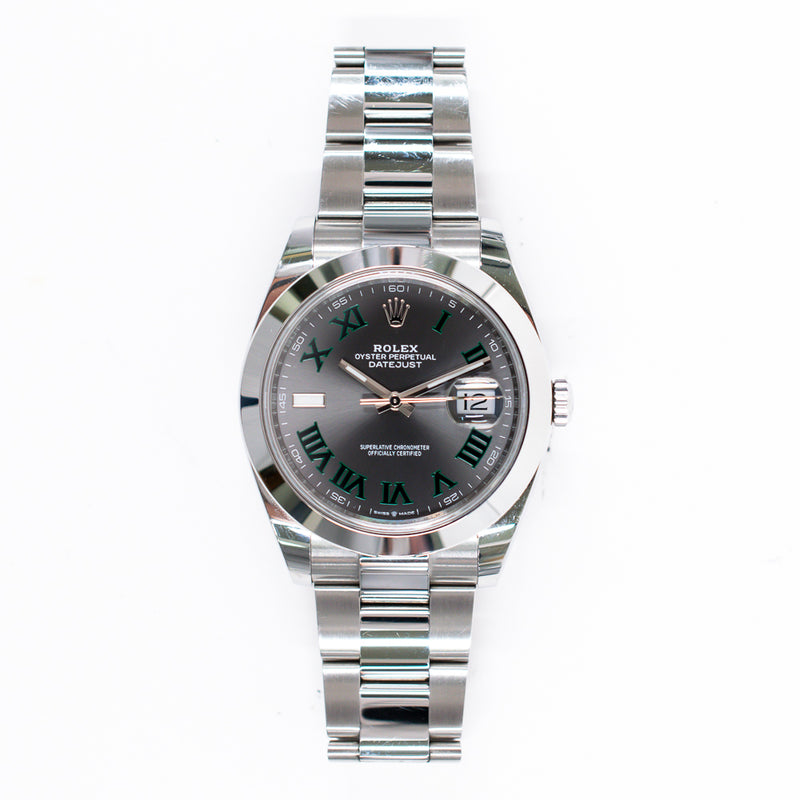 Rolex Datejust 126300 Wimbledon Dial Mar 2019