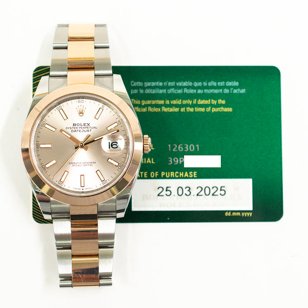 Rolex Datejust 126301 Sundust Dial Mar 2025