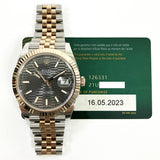 Rolex Datejust 126331 Slate Fluted Dial May 2023
