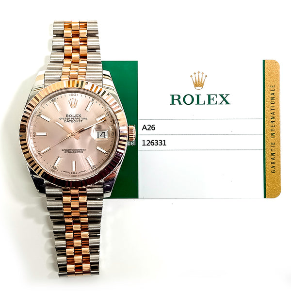 Rolex Datejust 126331 Sundust Dial Aug 2019