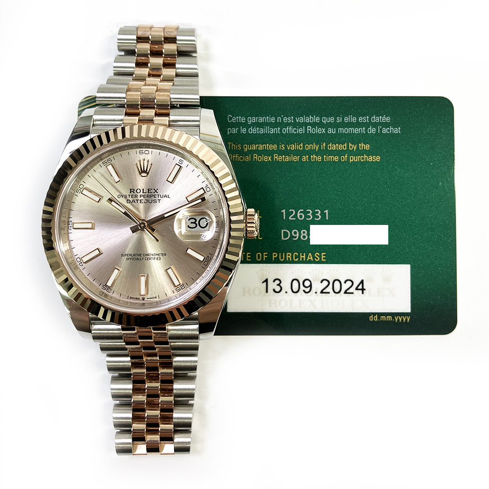 Rolex Datejust 126331 Sundust Dial Sep 2024 – CHRONONATION
