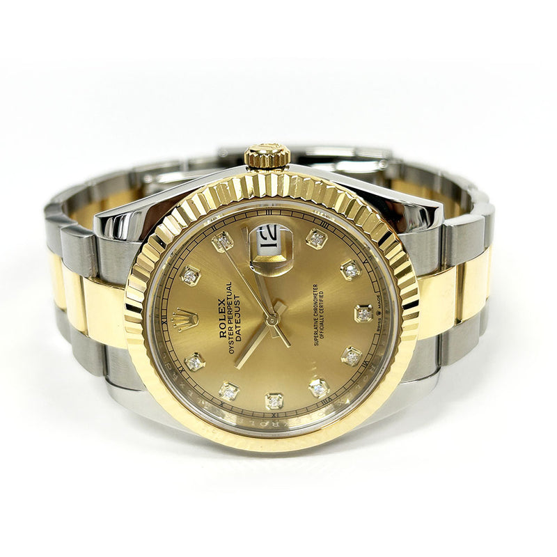Rolex Datejust 126333G Champagne Diamond Dial Nov 2019