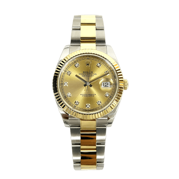 Rolex Datejust 126333G Champagne Diamond Dial Nov 2019