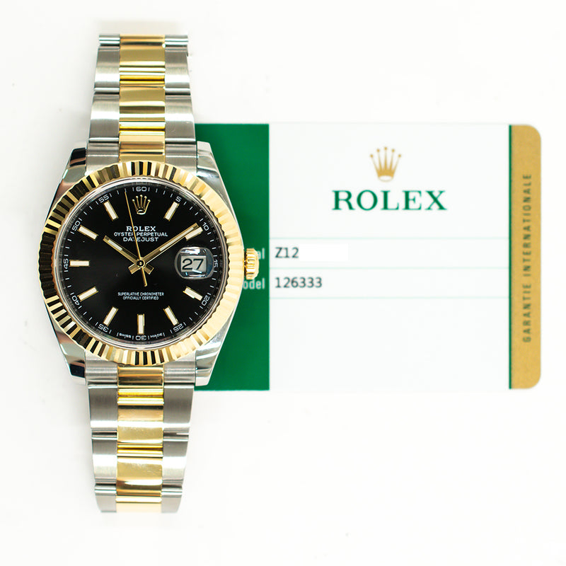 Rolex Datejust 126333 Black Dial Dec 2017