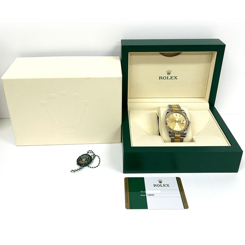 Rolex Datejust 126333 Champagne Dial Jan 2019