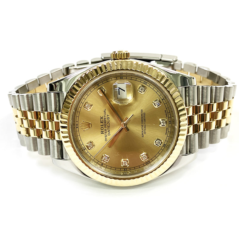Rolex Datejust 126333 Champagne Diamond Dial Jun 2017