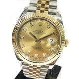 Rolex Datejust 126333 Champagne Diamond Dial Jun 2017