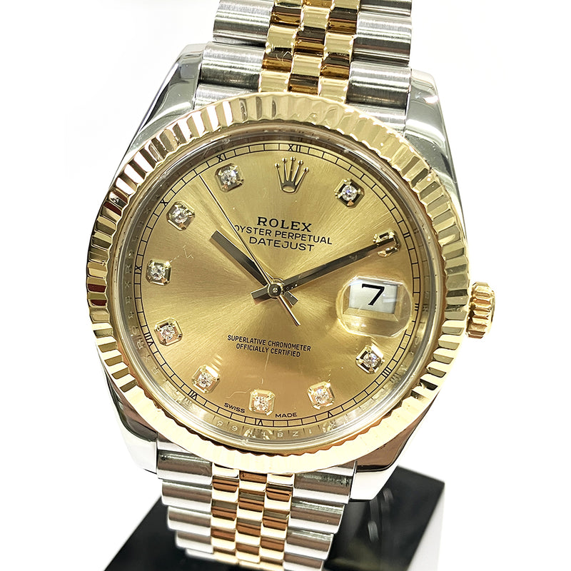Rolex Datejust 126333 Champagne Diamond Dial Jun 2017