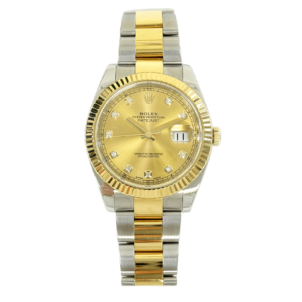 Rolex Datejust 126333 Champagne Diamond Dial Mar 2017