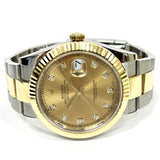 Rolex Datejust 126333 Champagne Diamond Dial Mar 2018