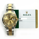 Rolex Datejust 126333 Champagne Diamond Dial Mar 2018