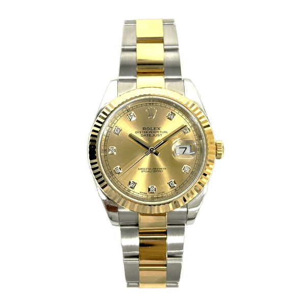 Rolex Datejust 126333 Champagne Diamond Dial Mar 2018