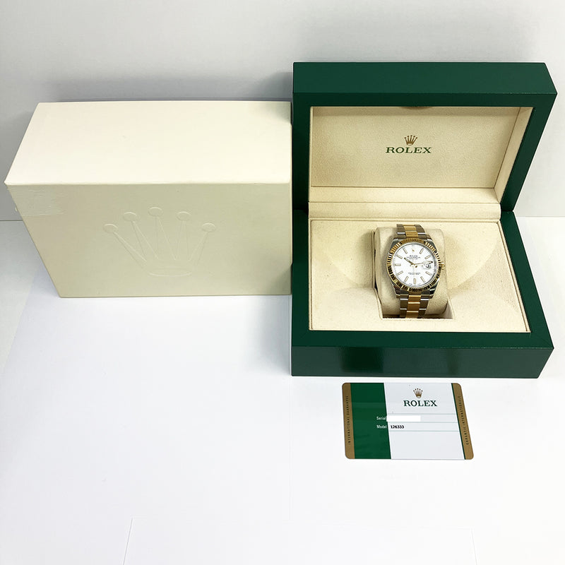 Rolex Datejust 126333 White Dial Nov 2018