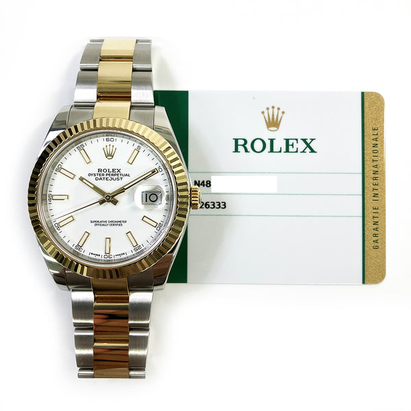 Rolex Datejust 126333 White Dial Nov 2018