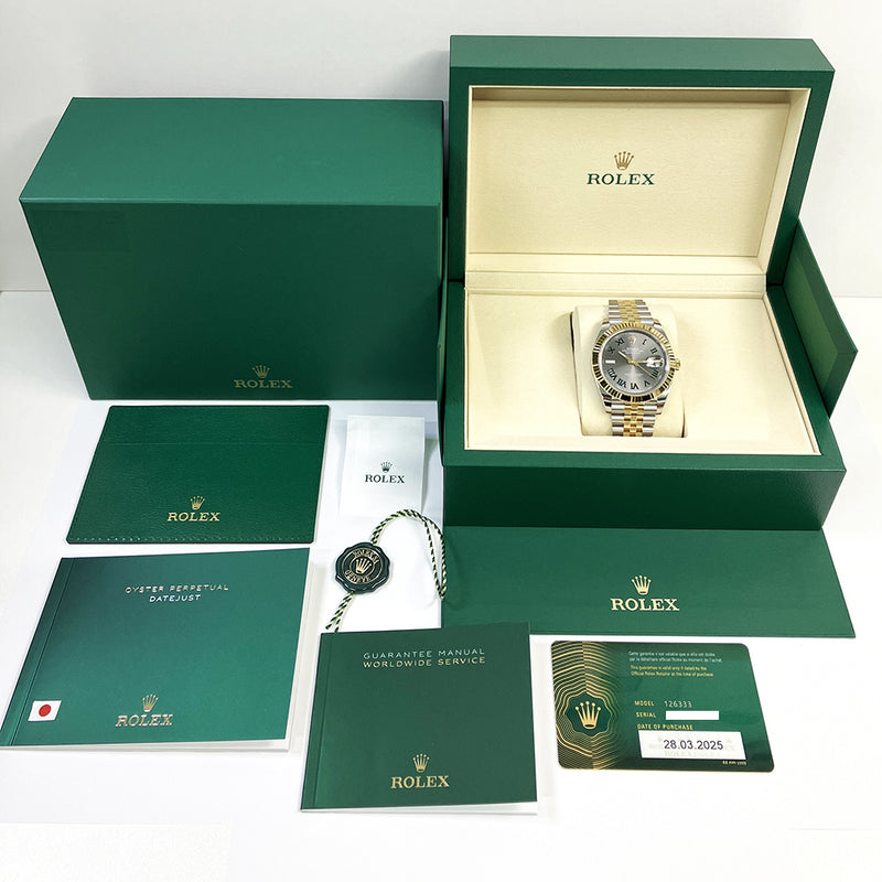 Rolex Datejust 126333 Wimbledon Dial Mar 2025