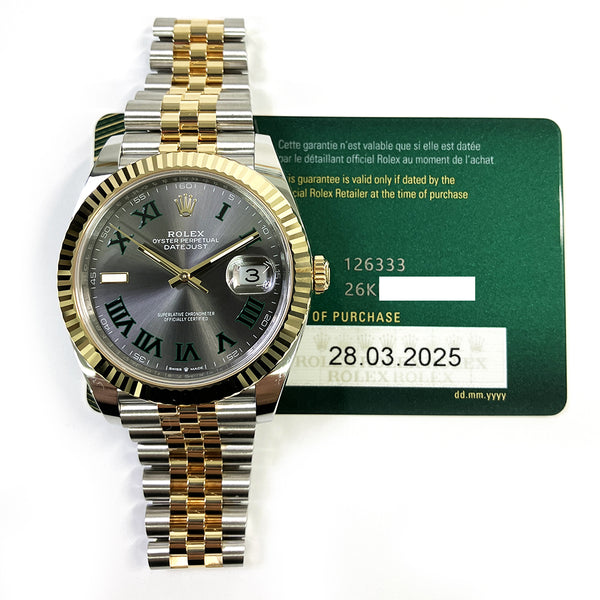 Rolex Datejust 126333 Wimbledon Dial Mar 2025