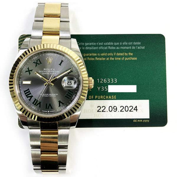 Rolex Datejust 126333 Wimbledon Dial Sep 2024