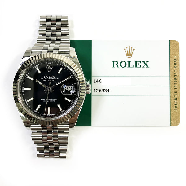 Rolex Datejust 126334 Black Dial Dec 2017
