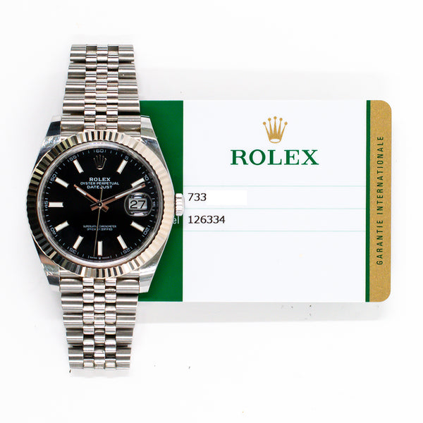 Rolex Datejust 126334 Black Dial Jan 2020