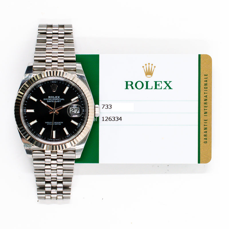 Rolex Datejust 126334 Black Dial Jan 2020