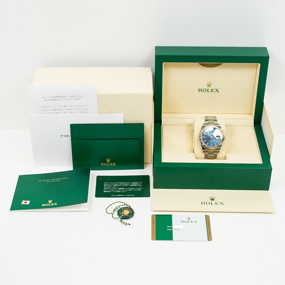 Rolex Datejust 126334 Blue Dial Apr 2019 – CHRONONATION