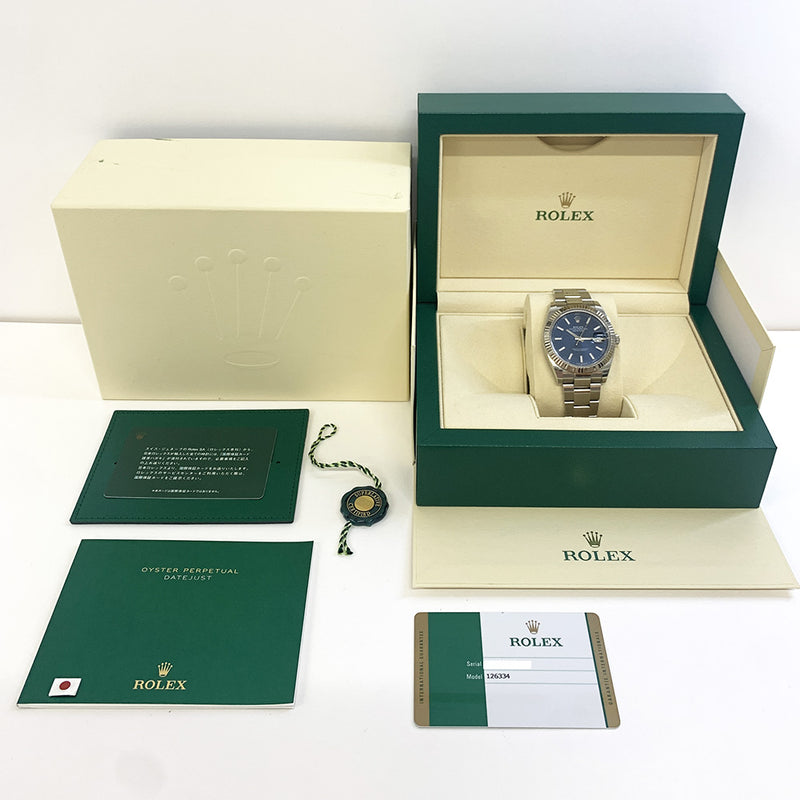 Rolex Datejust 126334 Blue Dial May 2019