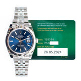 Rolex Datejust 126334 Blue Dial May 2024
