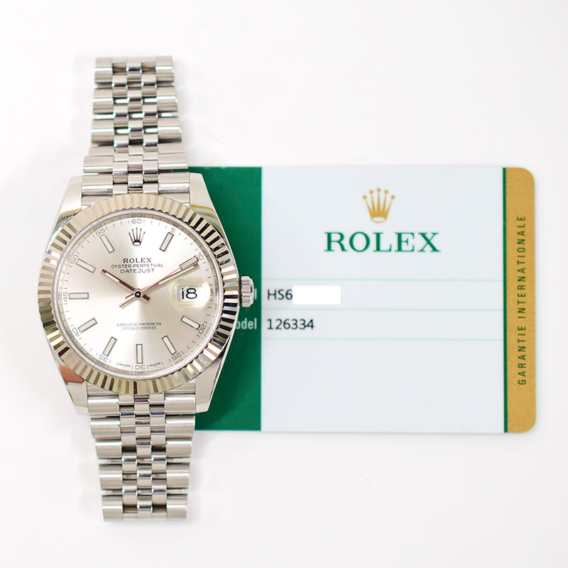 Rolex Datejust 126334 Silver Dial Aug 2018