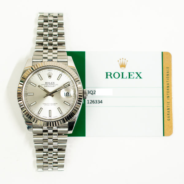Rolex Datejust 126334 Silver Dial Jun 2017