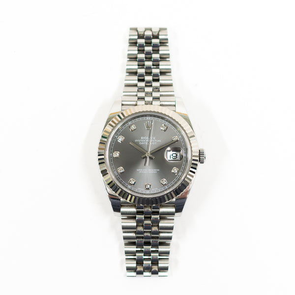 Rolex Datejust 126334 Slate Diamond Dial Nov 2018