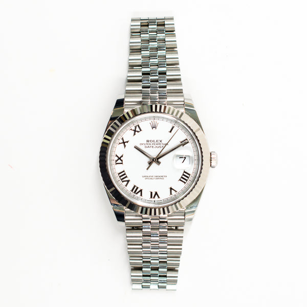 Rolex Datejust 126334 White Roman Dial Apr 2025