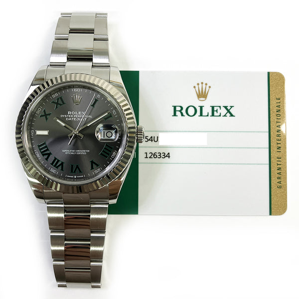 Rolex Datejust 126334 Wimbledon Dial Jan 2019