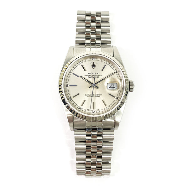 Rolex Datejust 16234 Silver Dial Apr 1989